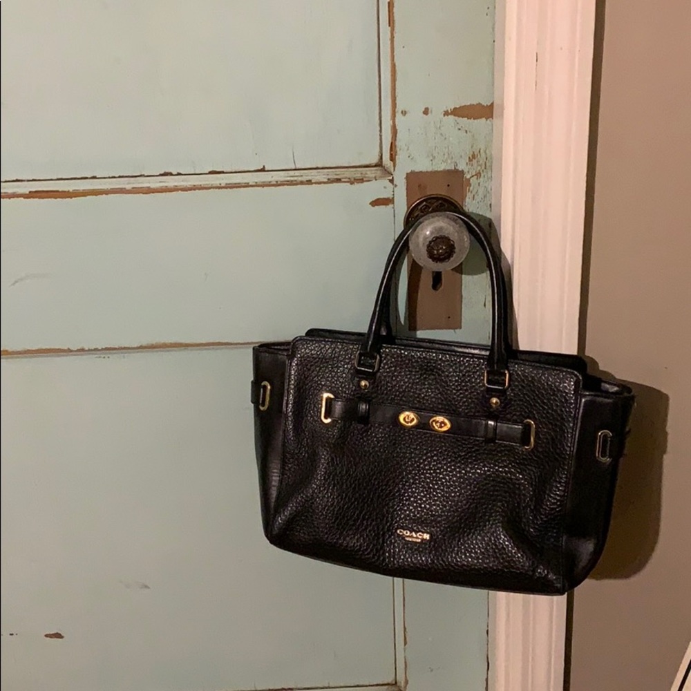 Coach Black Leather purse
